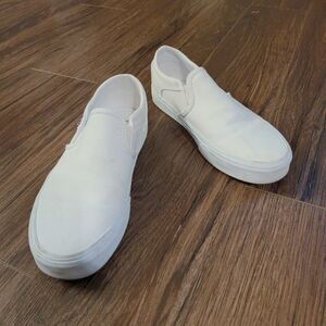 Classic White Slip-On Sneakers